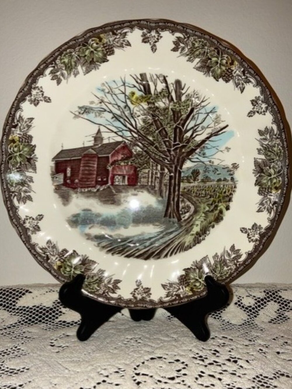 Johnson Brothers Friendly Village "Autumn Mists" 10-1/2" Dinner Plate